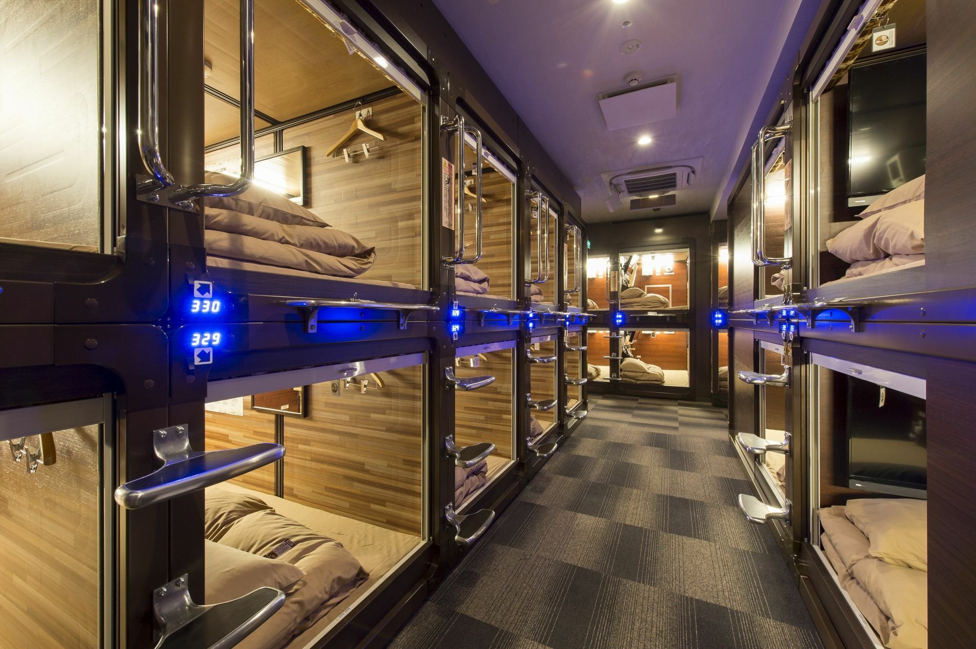 Anshin Oyado Woman Ginza Shiodome Hôtel capsule *